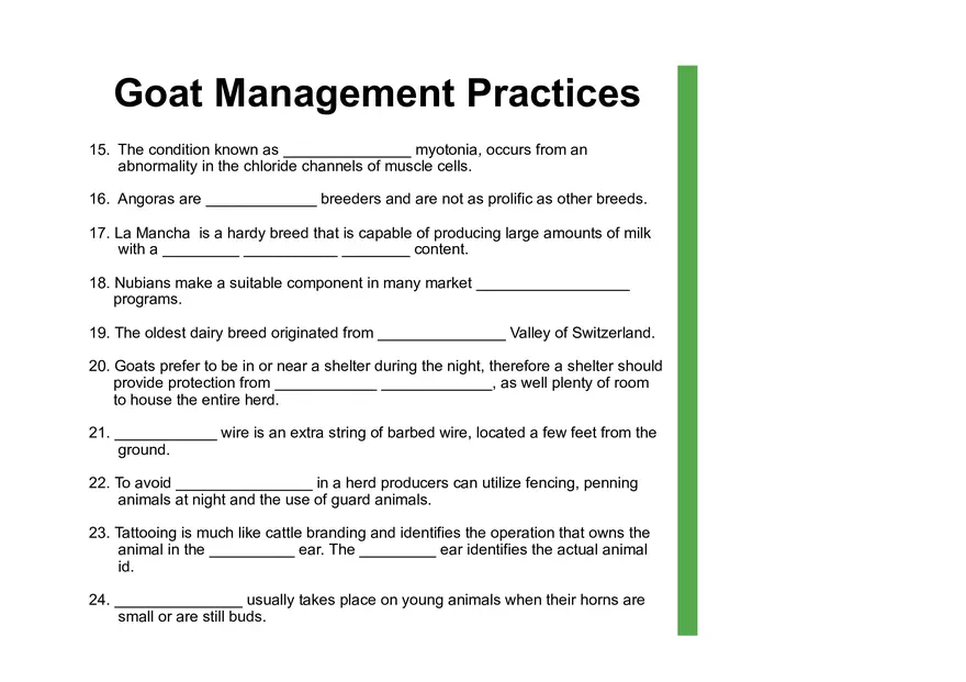 Goat Management Practices - Page 3