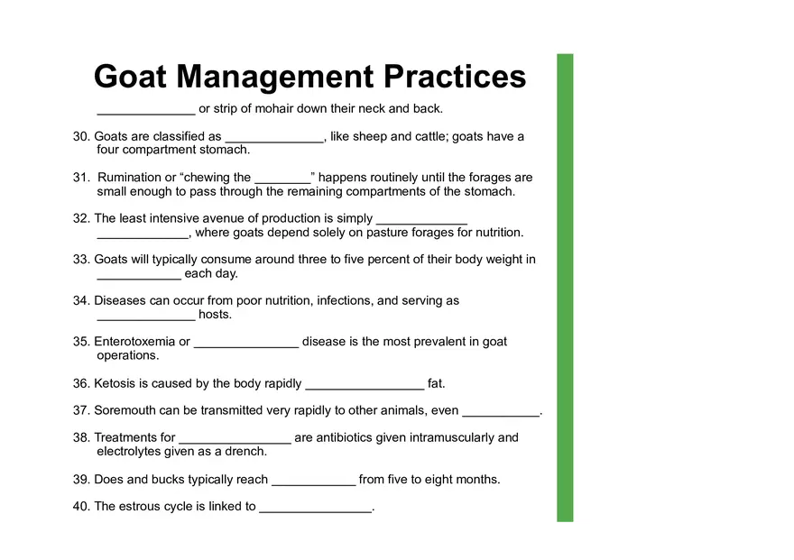 Goat Management Practices - Page 5