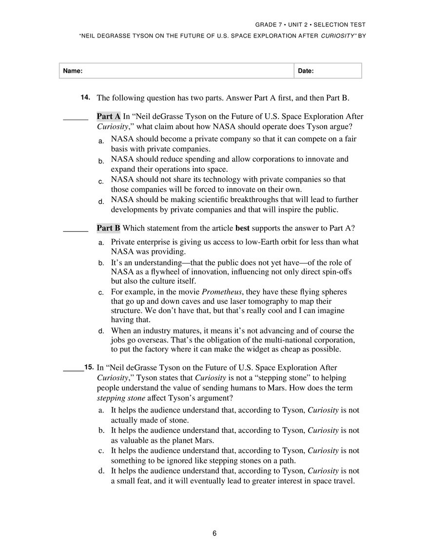 Neil deGrasse Tyson on the Future of U.S. Space Exploration After Curiosity - Page 6
