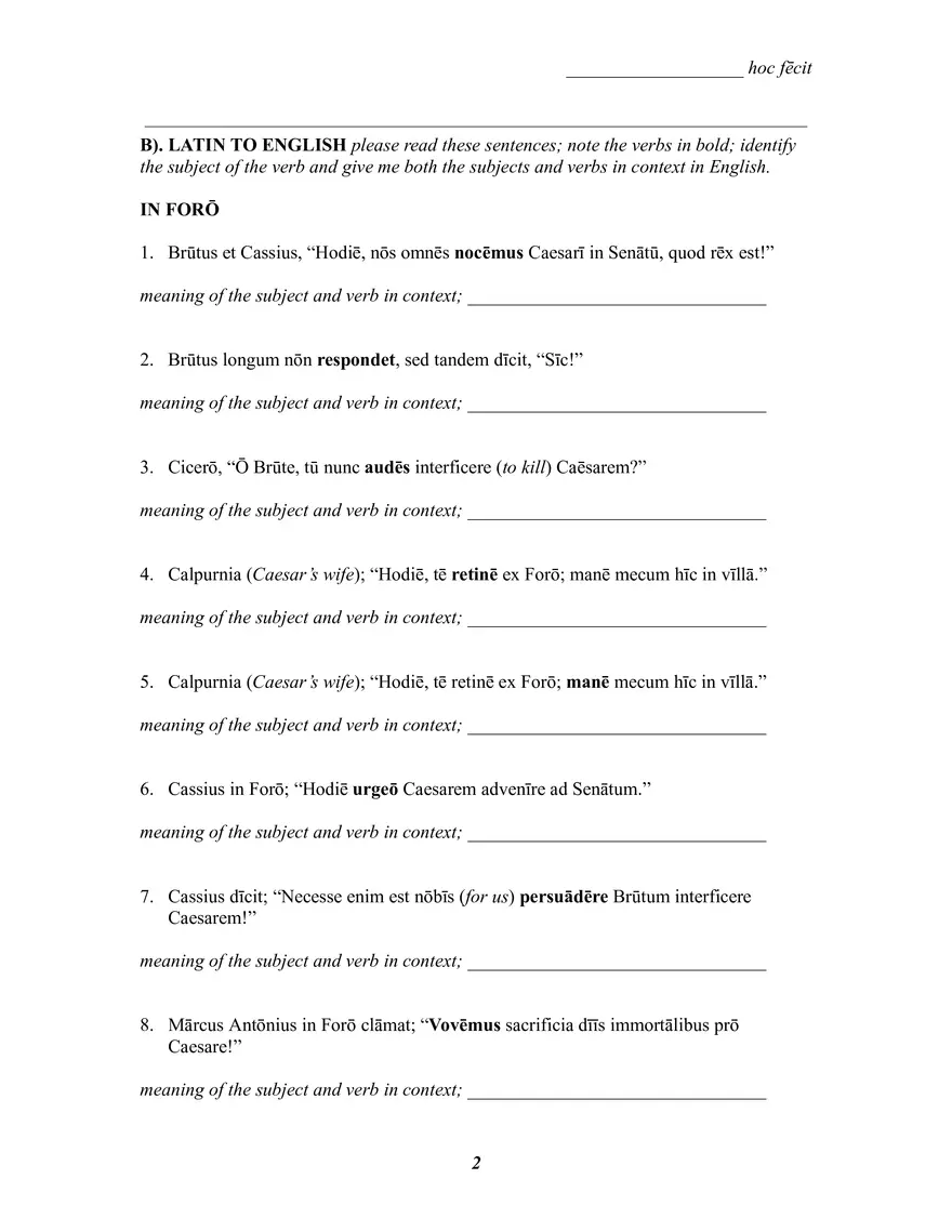 2nd Principal Part Latin - Page 2