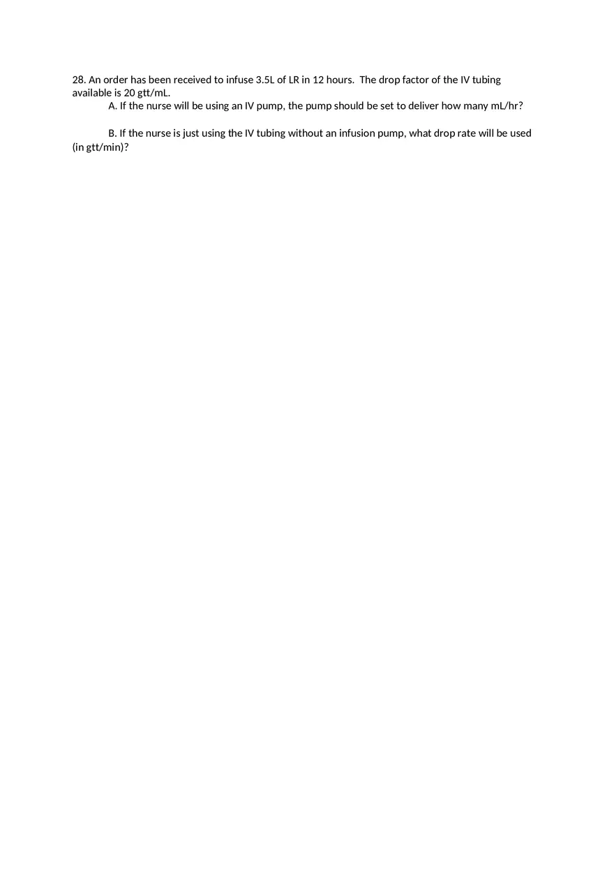 Combination Dosage Calculation Practice Problems - Page 3