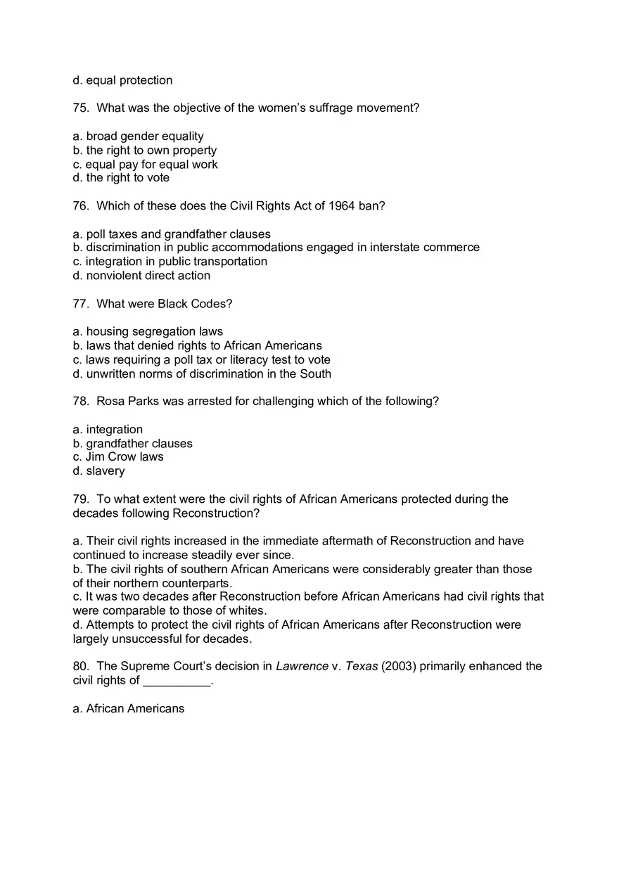 Exam 2 Review and Practice Questions - Page 7