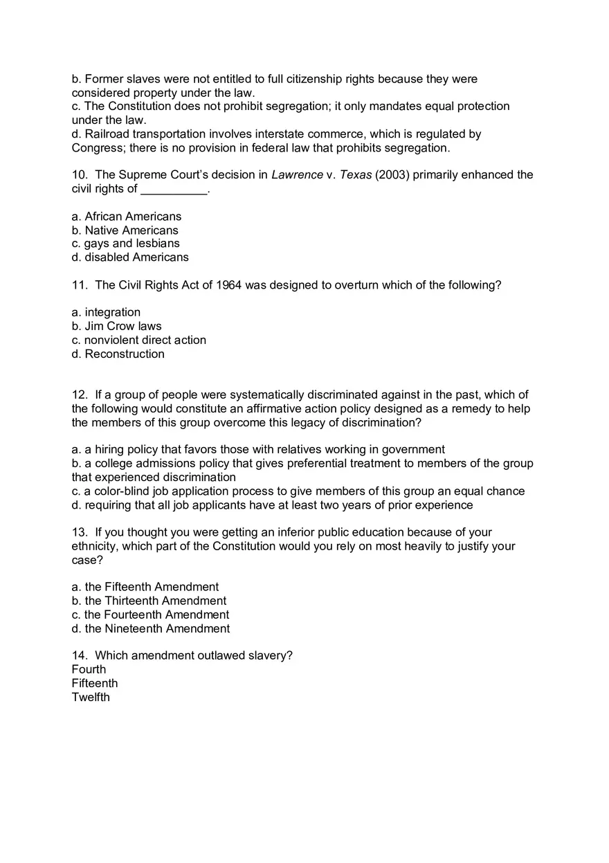 Exam 2 Review and Practice Questions - Page 9