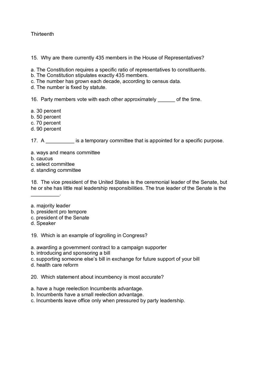 Exam 2 Review and Practice Questions - Page 10