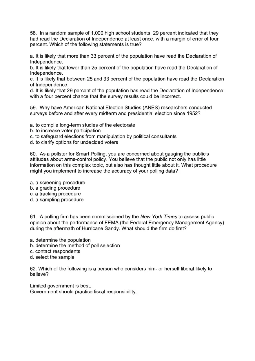 Exam 2 Review and Practice Questions - Page 4