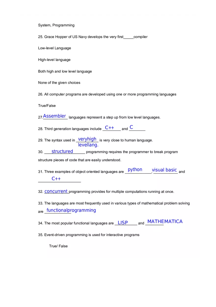 Likely Programming Question On Python Part 1 - Page 7