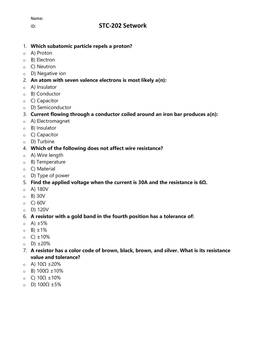 Which Subatomic Particle Repels a Proton - Page 1