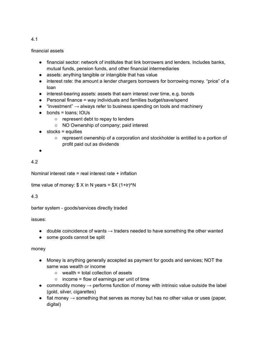 Finance Note - Page 1
