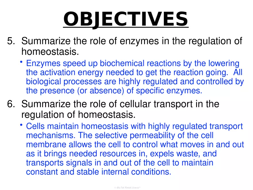 Anatomy Concept 2 Homeostasis and Regulation - Page 12