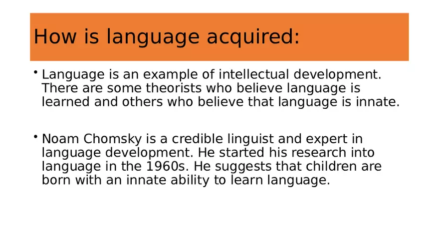 Chomsky and What is Language and How It is Acquired - Page 13