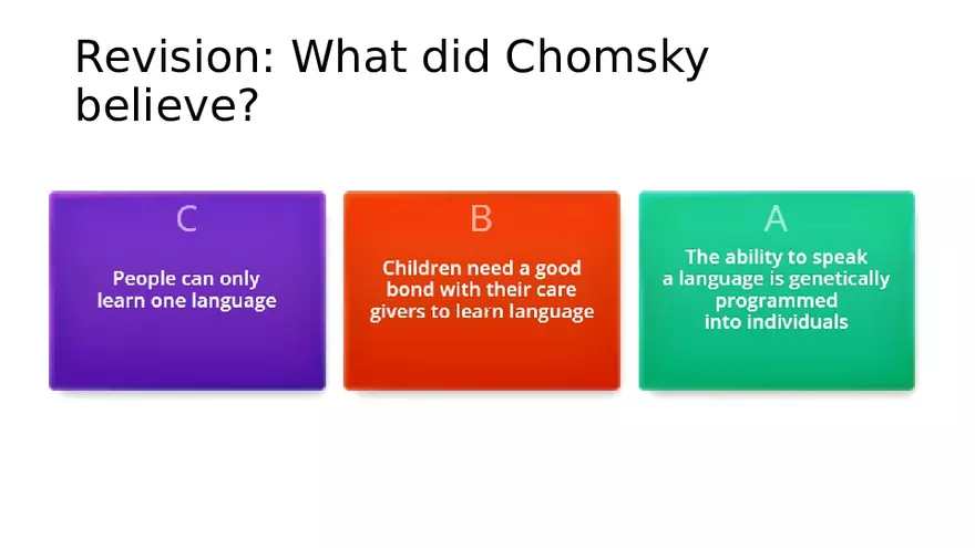 Chomsky and What is Language and How It is Acquired - Page 14