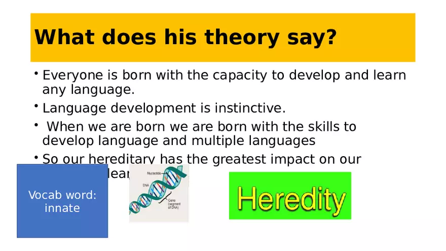 Chomsky and What is Language and How It is Acquired - Page 19