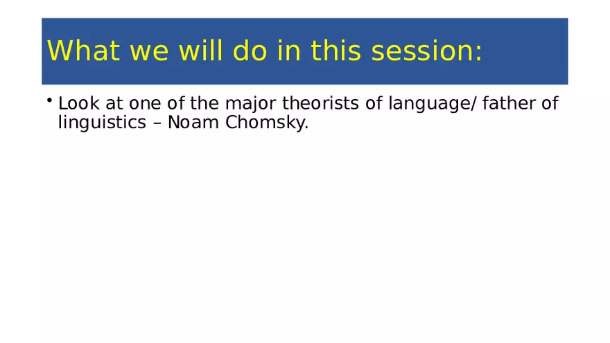 Chomsky and What is Language and How It is Acquired - Page 2