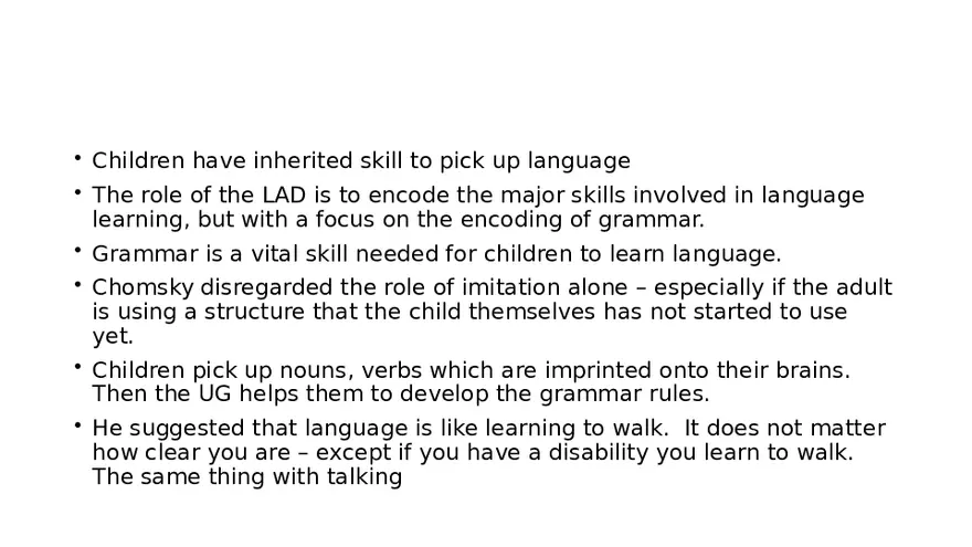 Chomsky and What is Language and How It is Acquired - Page 5
