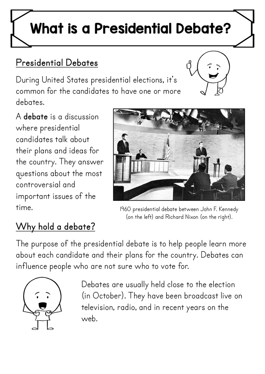 What is a Presidential Debate - Page 1