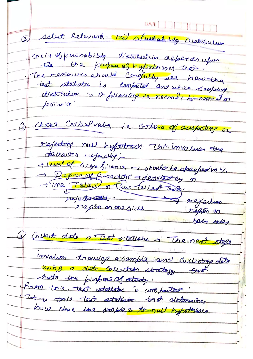 Hypothesis Testing Concepts and Theory Notes - Page 9