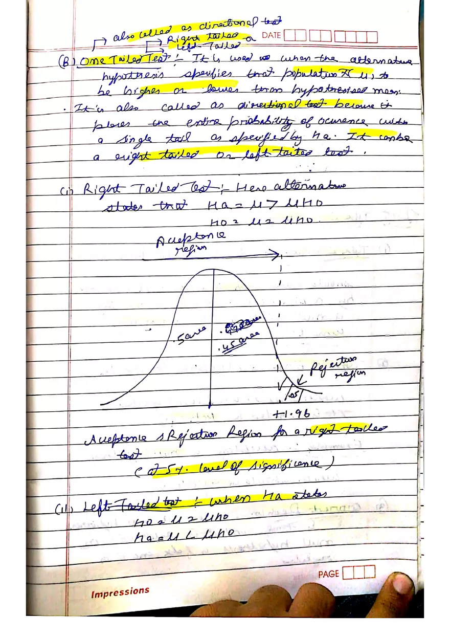 Hypothesis Testing Concepts and Theory Notes - Page 18
