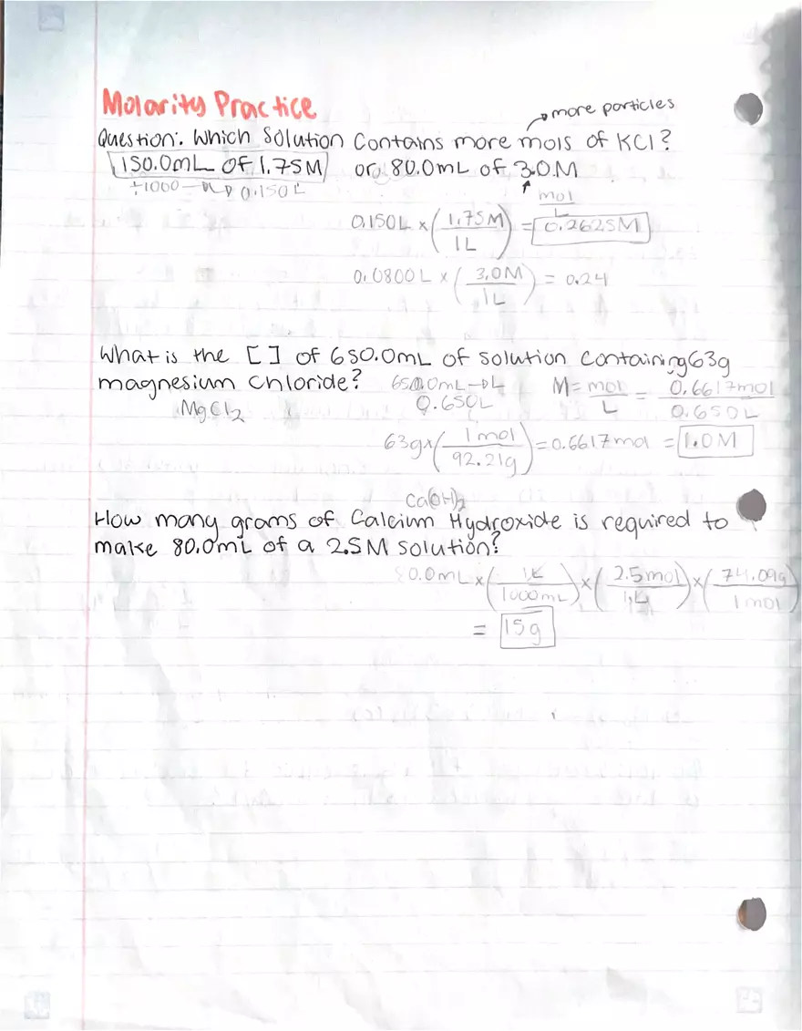 Solutions, Molarity, Solubility, Electrolytes And Non Electrolytes - Page 4