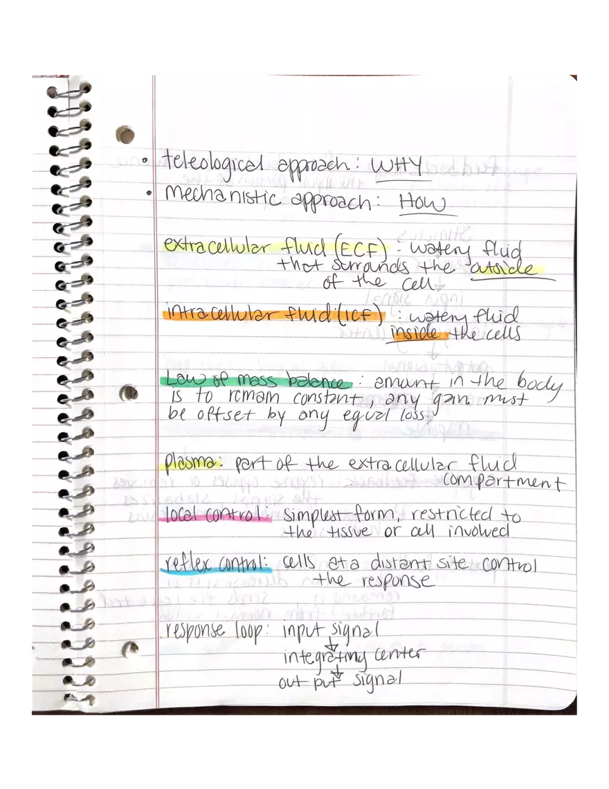 Chapter 1 and 2: Physiology - Page 2