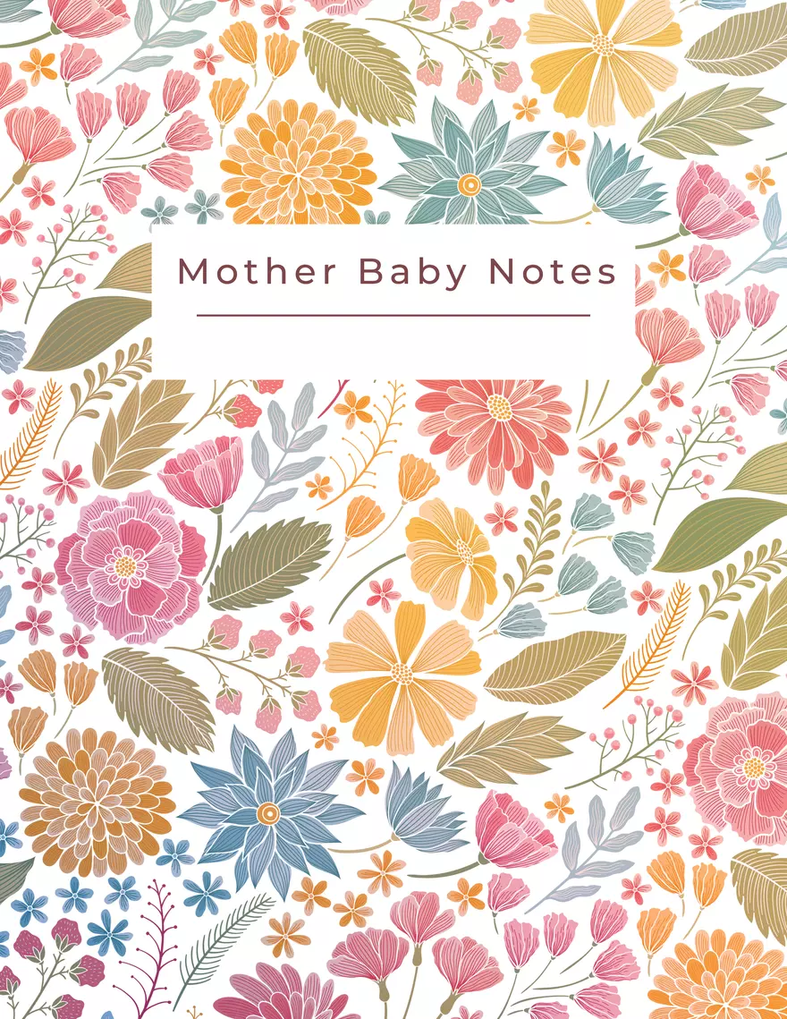 Mother Baby Postpartum Notes - Page 1