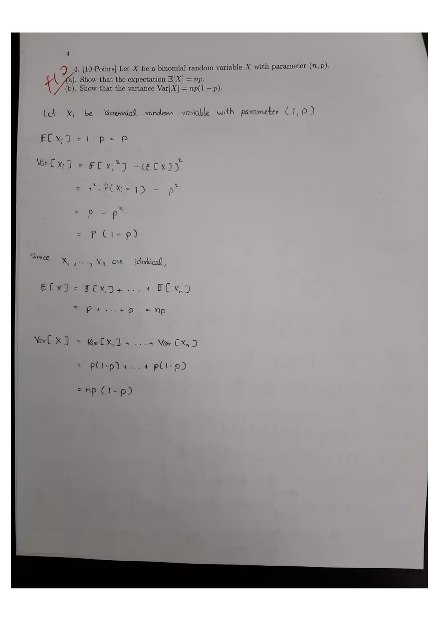 Introduction to Probability and Statistics. Test 3 - Page 4