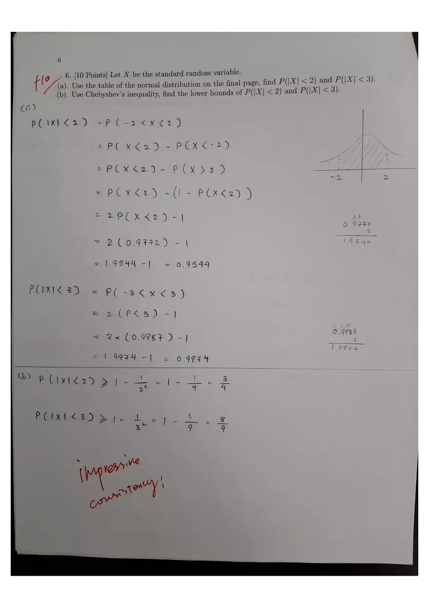 Introduction to Probability and Statistics. Test 3 - Page 6