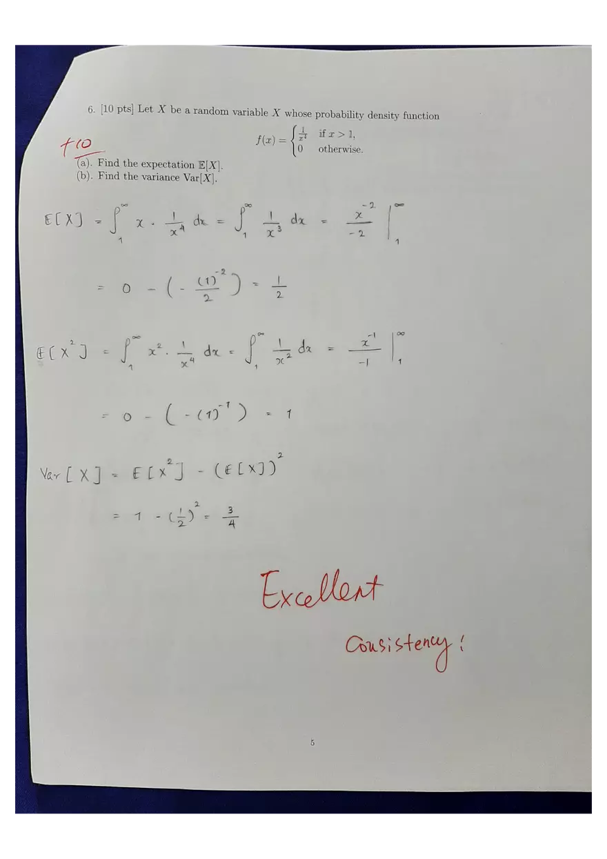 Introduction to Probability and Statistics. Test 2 - Page 5