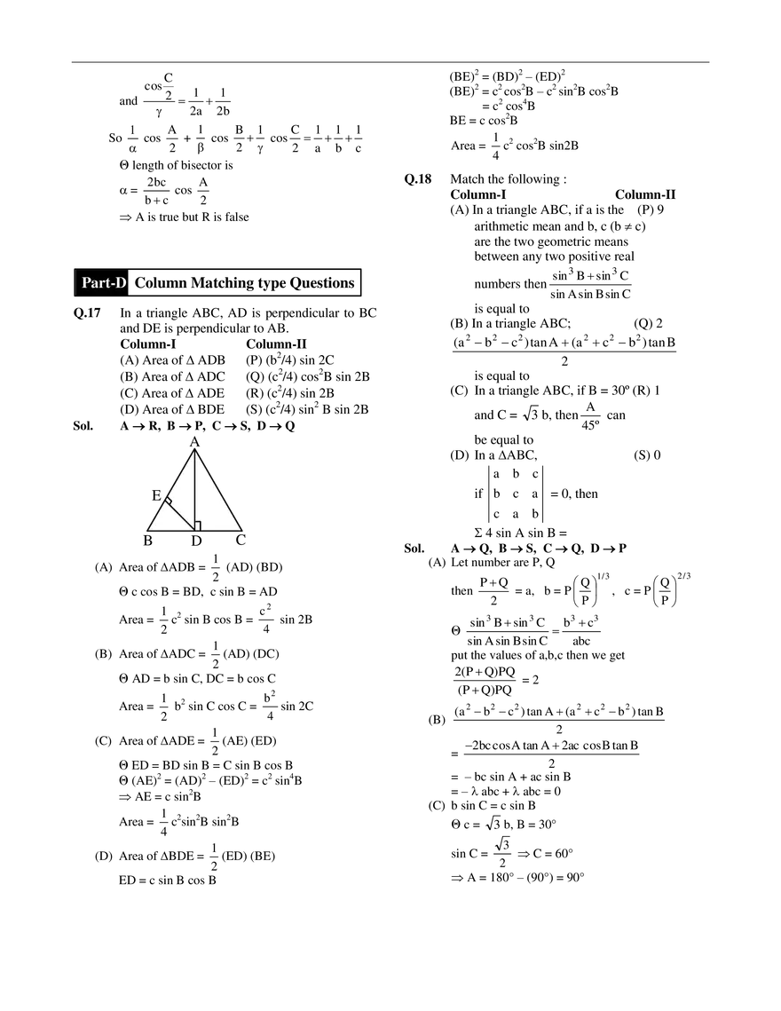 Properties of Triangle Exercise # 2 - Page 5