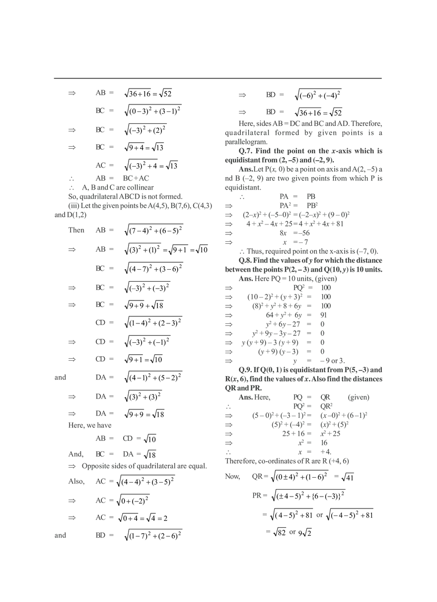 Coordinate Geometry - Page 11