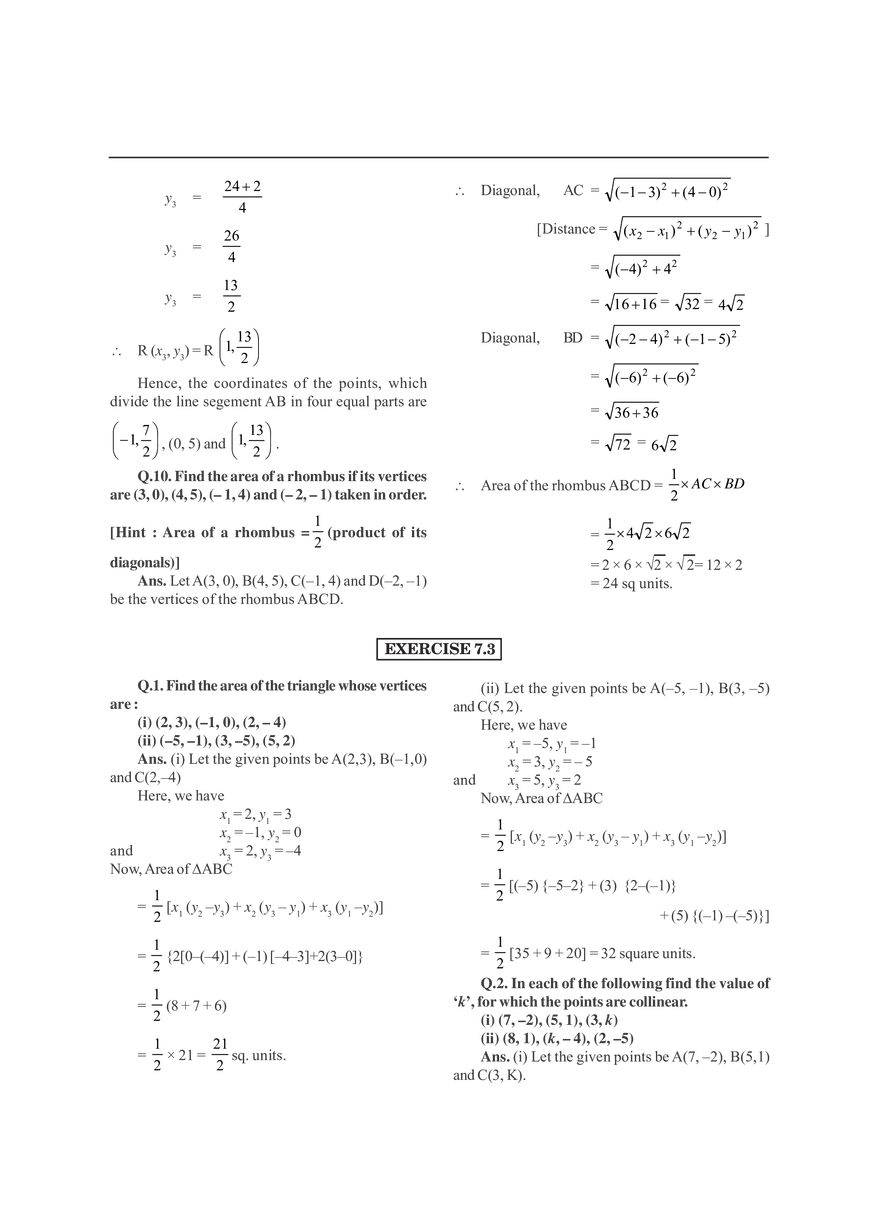 Coordinate Geometry - Page 15