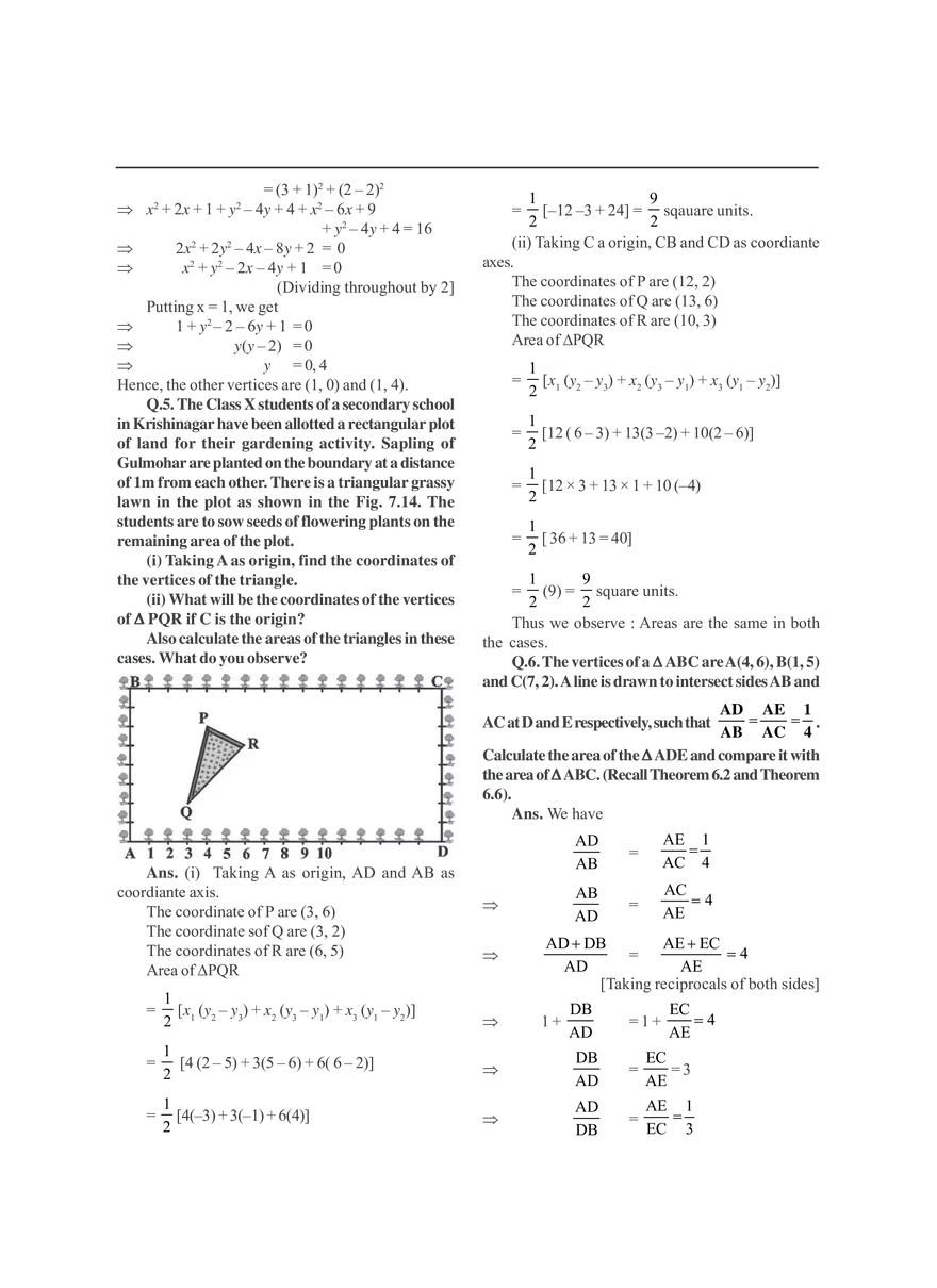 Coordinate Geometry - Page 4