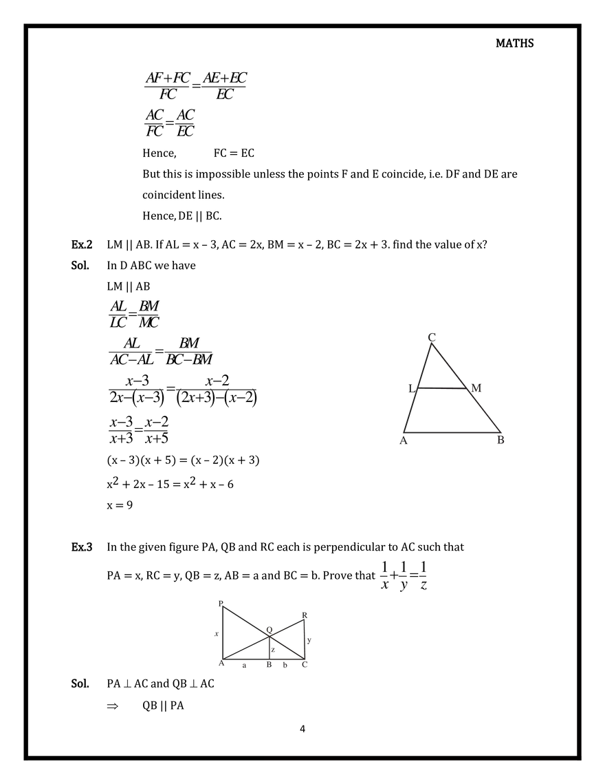 BPT or Thales Theorem - Page 4