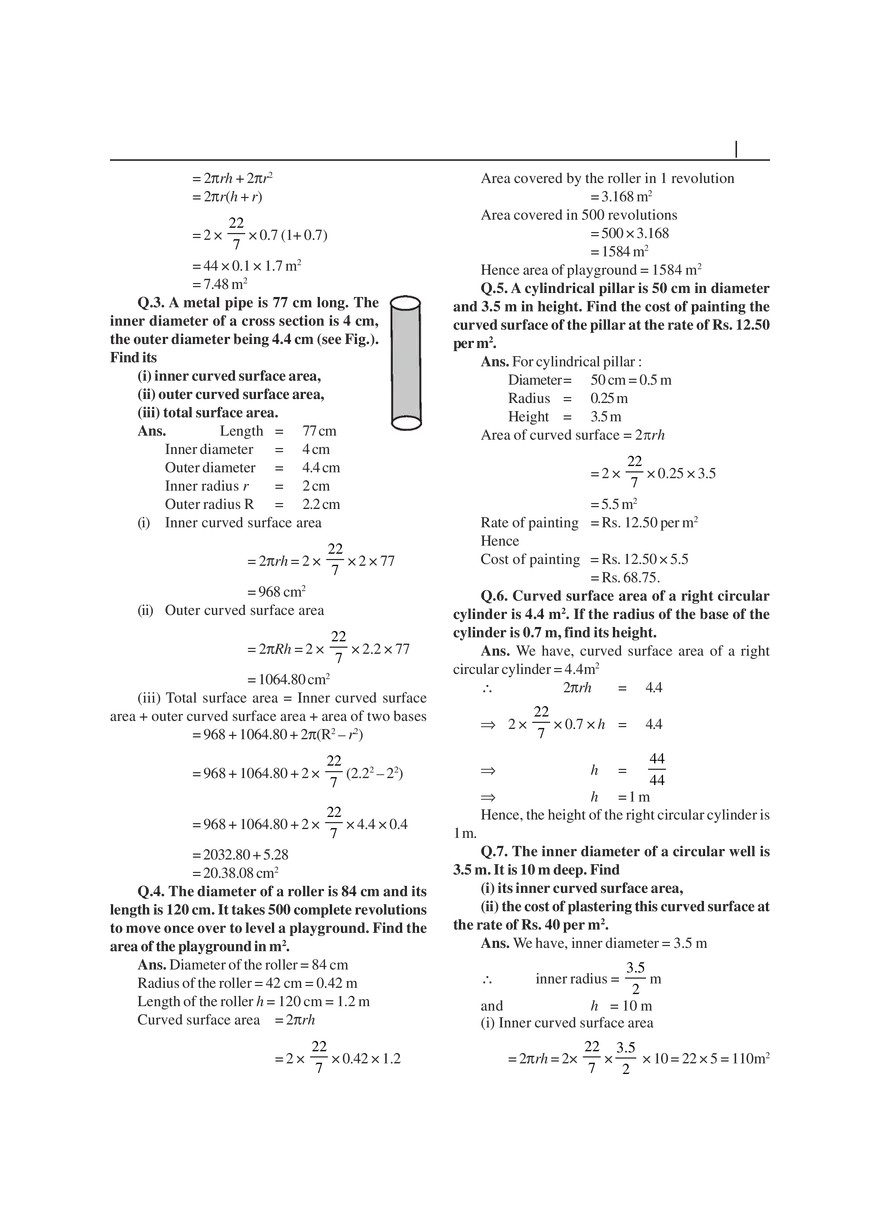 Surface Areas and Volumes - Page 15