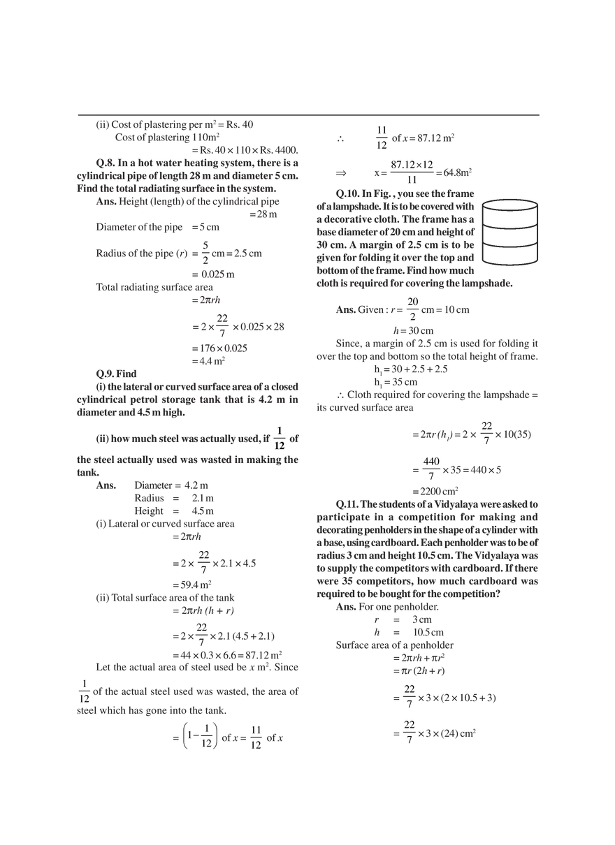 Surface Areas and Volumes - Page 16