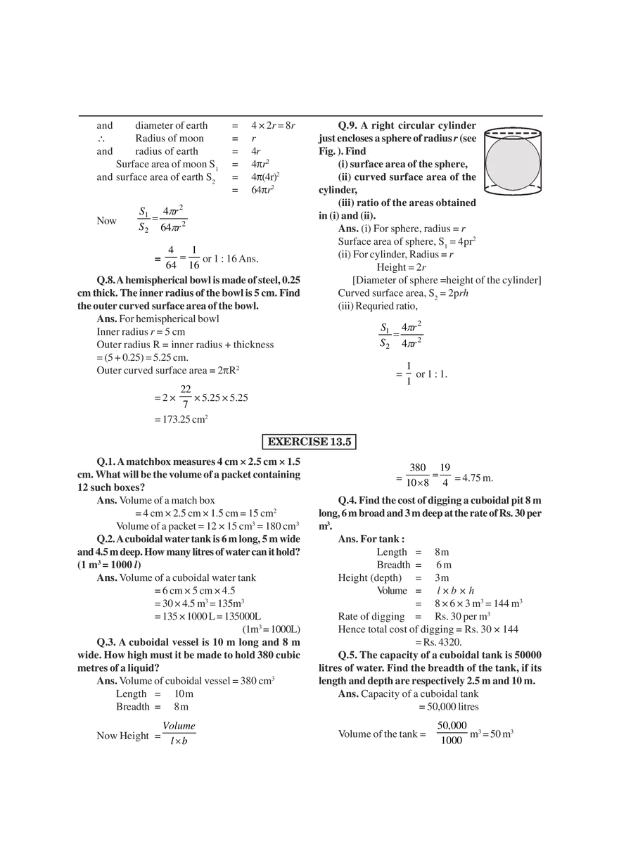 Surface Areas and Volumes - Page 20