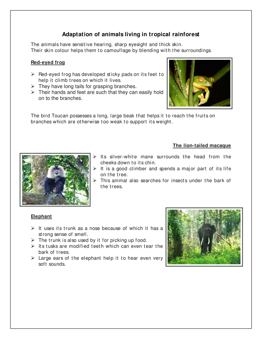 Ch-7 Weather, Climate and Adaptations of Animals to Climate - Page 8