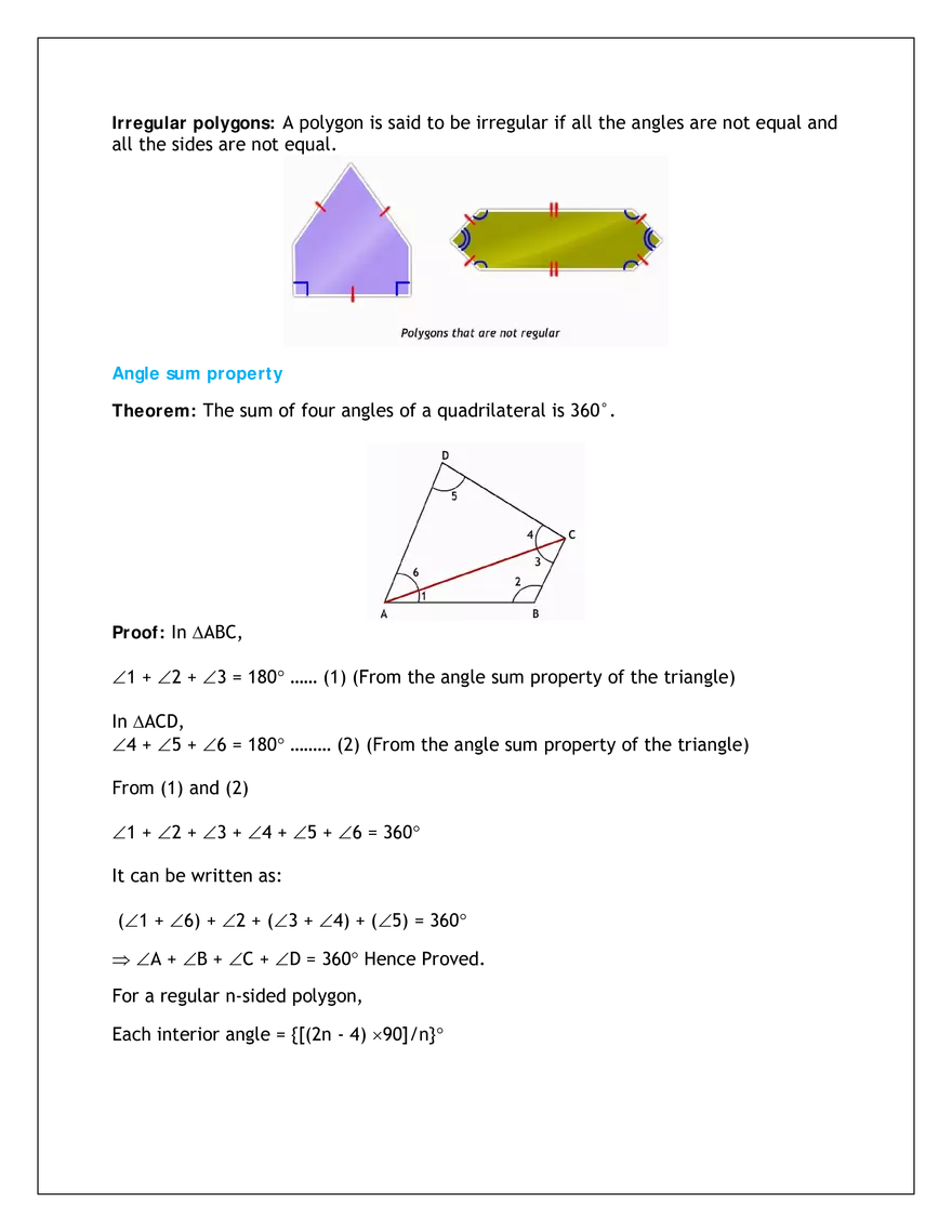 Understanding Quadrilaterals - Page 6