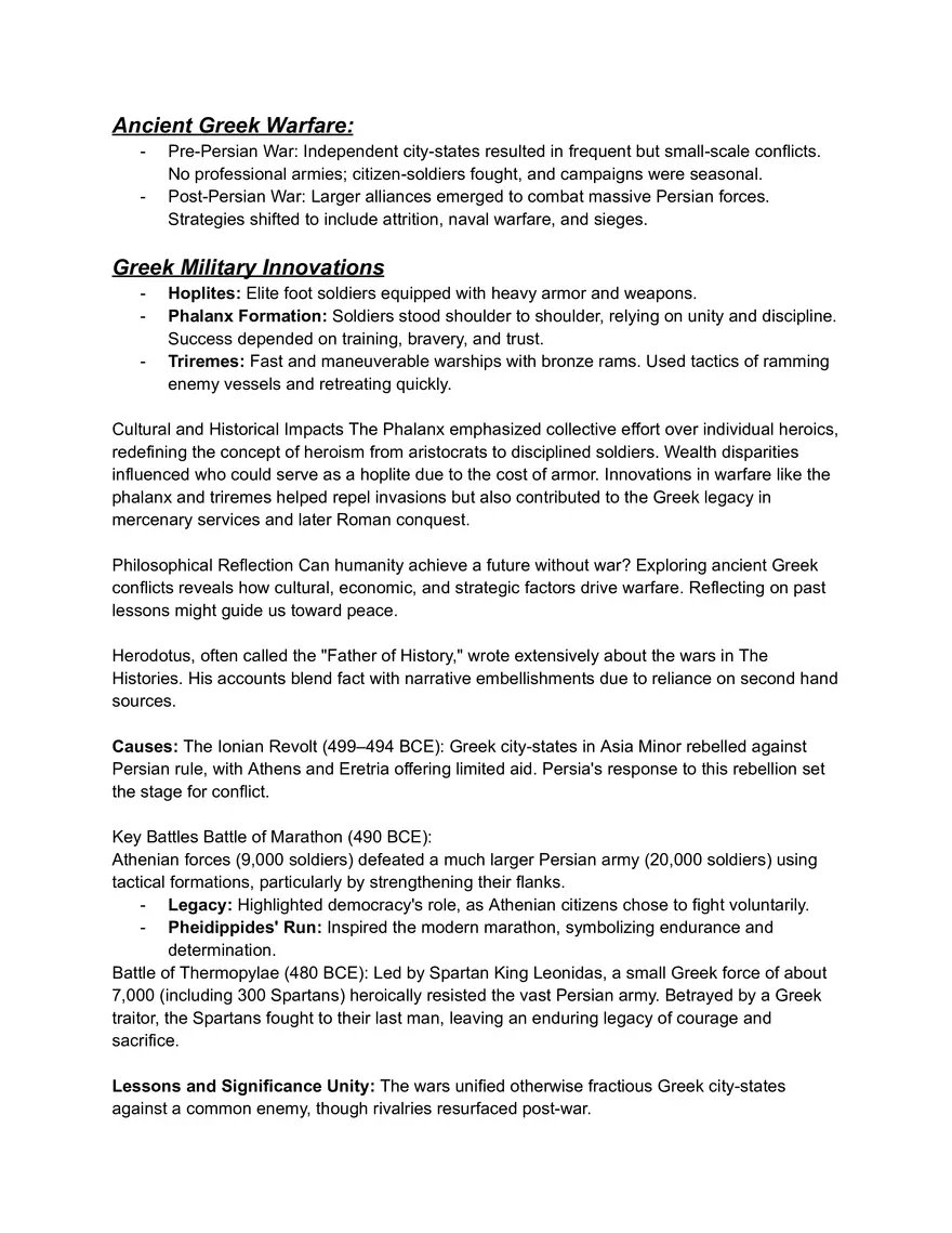 Ancient Greek Warfare - Page 1
