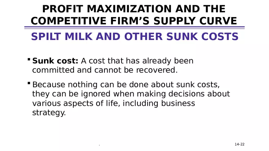 Chapter 14 Firms in Competitive Markets - Page 15