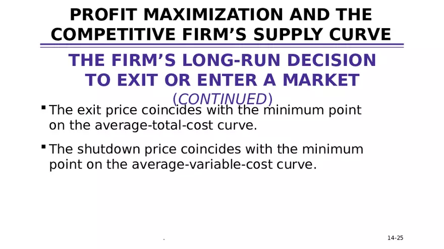 Chapter 14 Firms in Competitive Markets - Page 18
