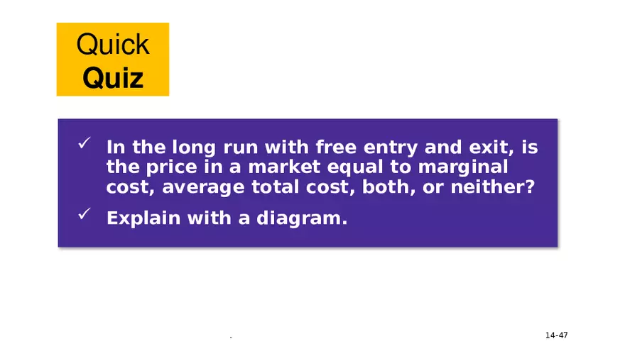Chapter 14 Firms in Competitive Markets - Page 42