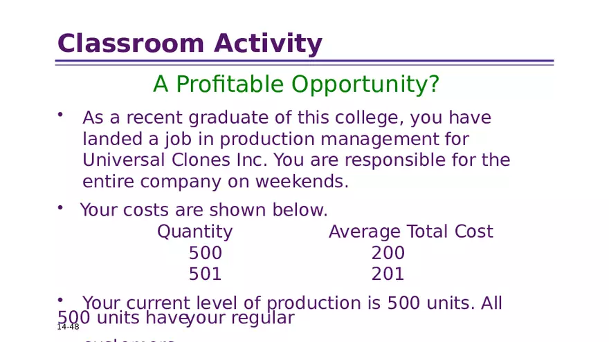 Chapter 14 Firms in Competitive Markets - Page 43