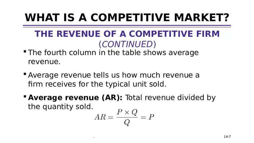 Chapter 14 Firms in Competitive Markets - Page 46