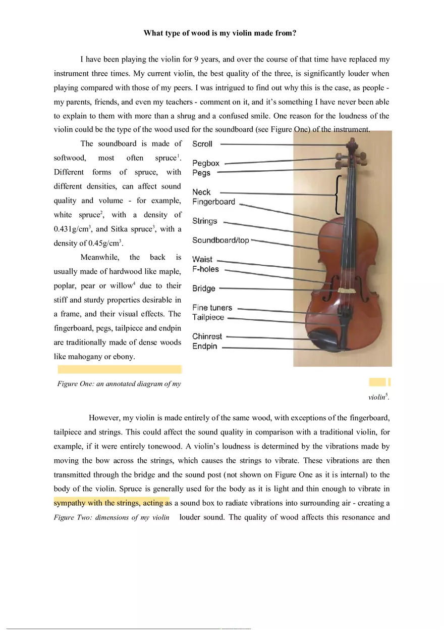 What Type of Wood is My Violin Made From 1 - Page 1