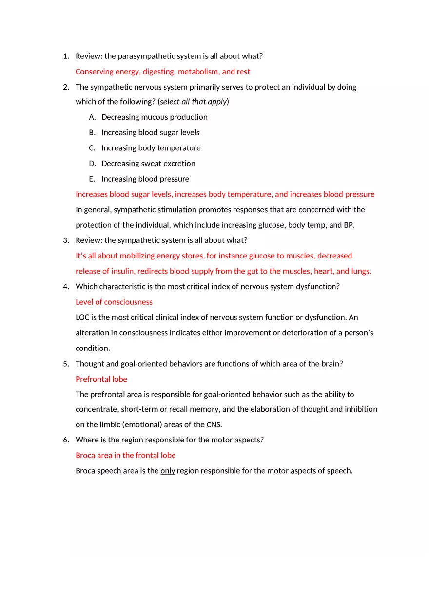 Autonomic Nervous System and Brain Function 1 - Page 1