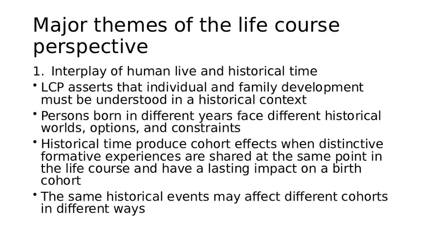 Understanding Human Development Across Time Lecture 3 - Page 2