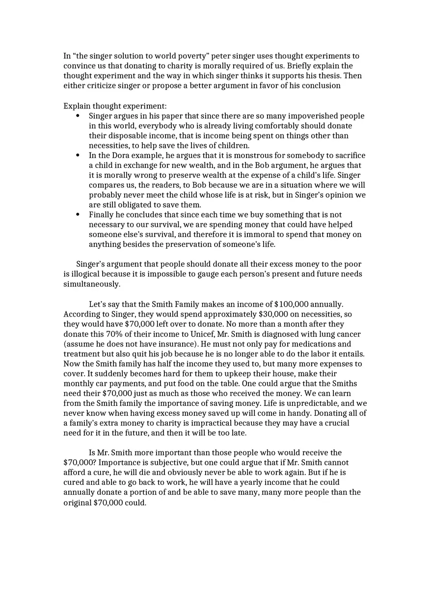 The Singer Solution to World Poverty - Page 1
