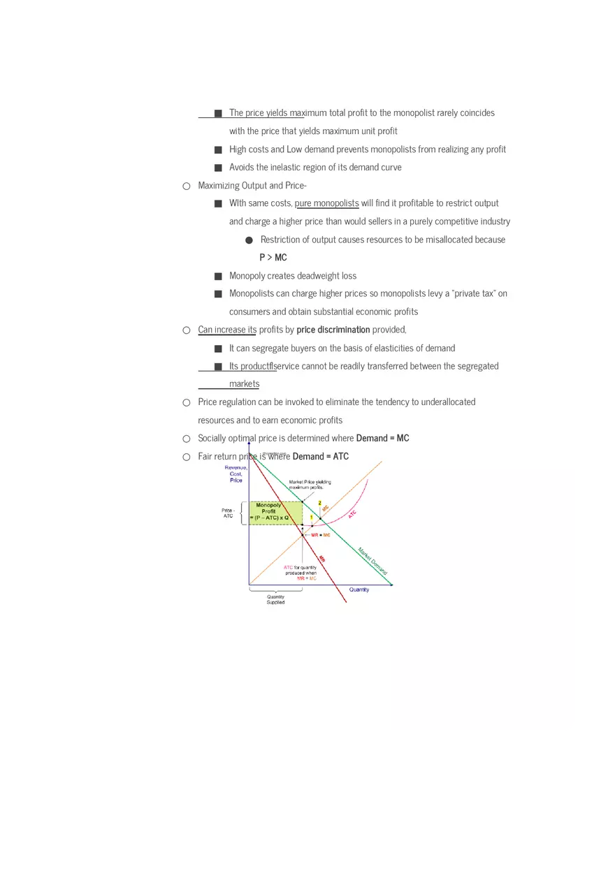 Microeconomics Final Exam Review Sheet Part 4 - Page 7