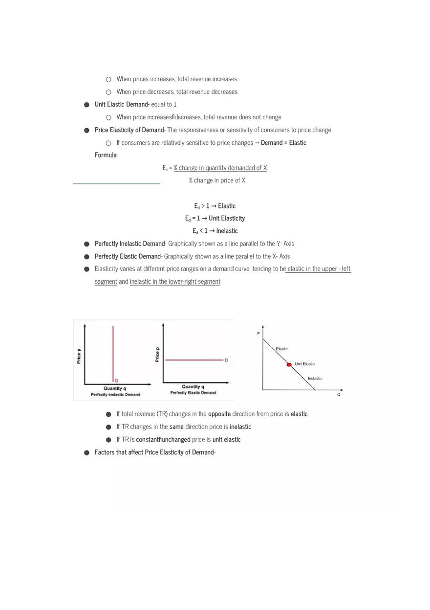Microeconomics Final Exam Review Sheet Part 4 - Page 1