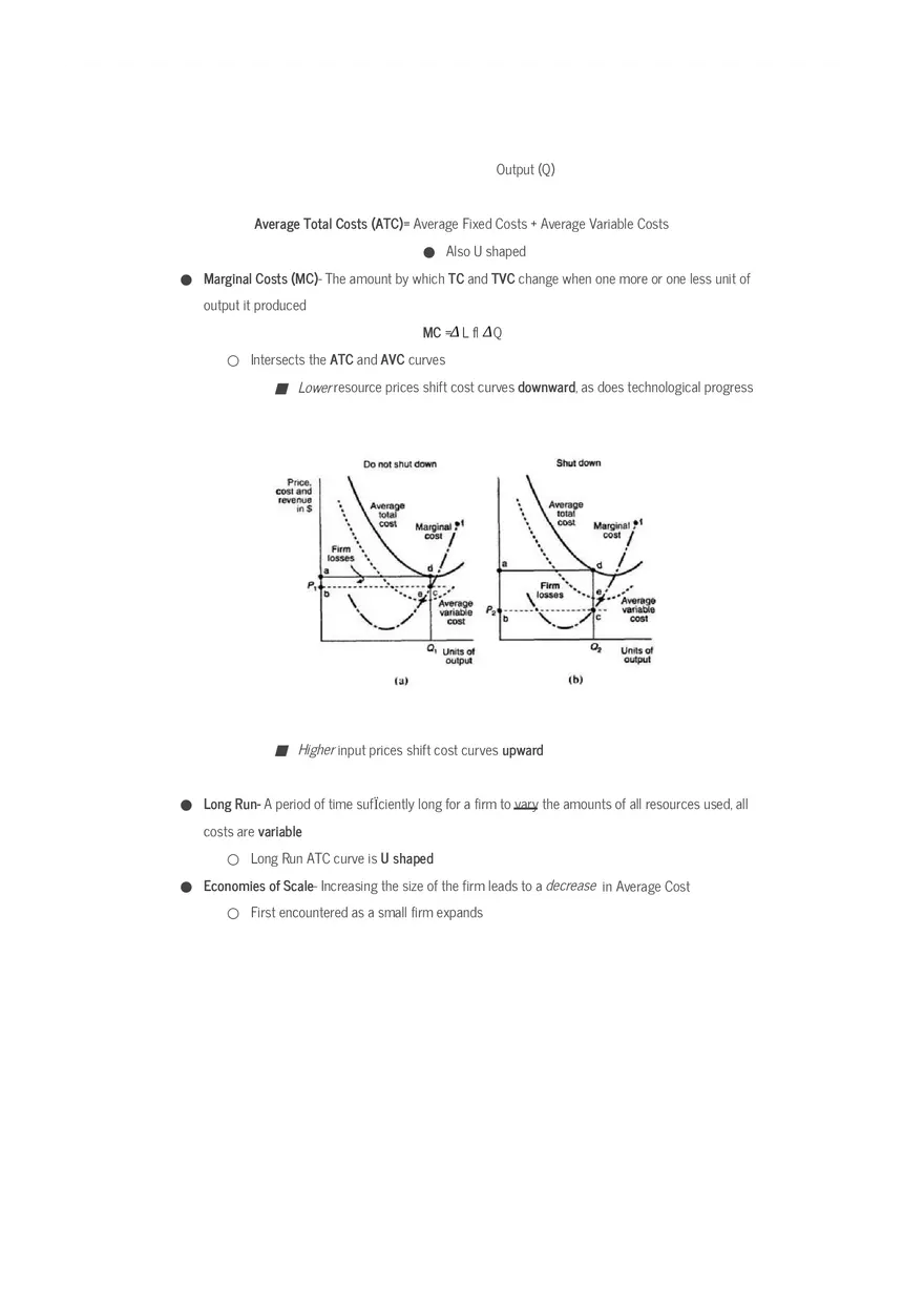 Microeconomics Final Exam Review Sheet Part 4 - Page 4